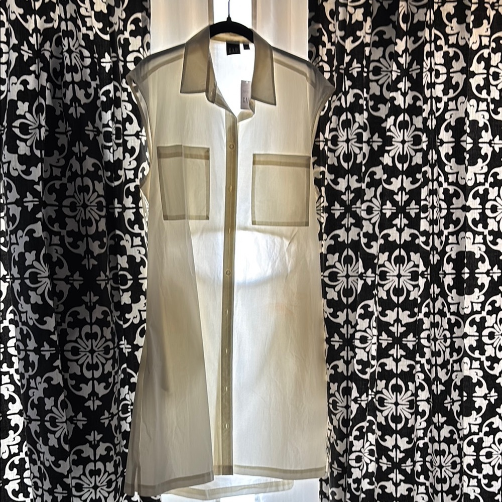 GAP Cream Midi Dress